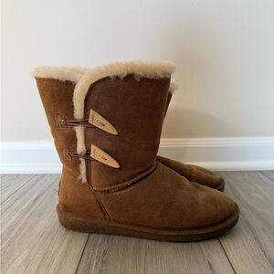 BearPaw Brown Shearling Boots